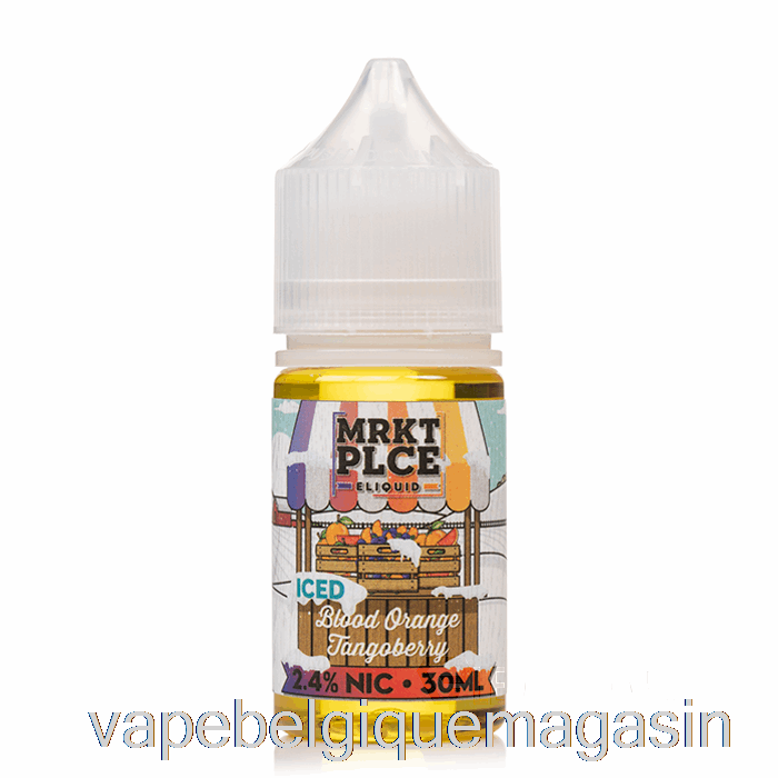 Jus De Vape Glace Orange Sanguine Tangoberry - Sels De Mrkt - 30ml 24mg